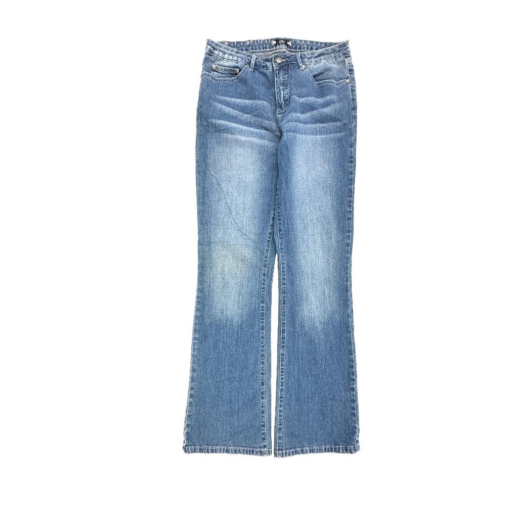 Tru Luxe Bootcut Women's size 10 Dark Wash Blue Denim Jeans